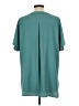 Jodifl 100% Polyester Teal Short Sleeve Blouse Size L - photo 2