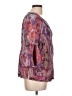 Jonathan Martin Purple 3/4 Sleeve Blouse Size L - photo 4