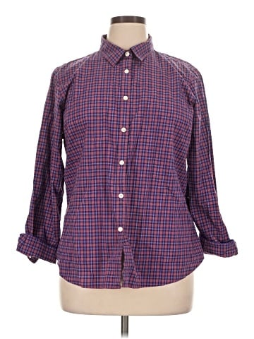 L.L.Bean Long Sleeve Button-Down Shirt (view 1)