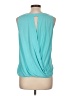 Naked Zebra Teal Sleeveless Top Size L - photo 2