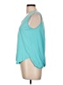 Naked Zebra Teal Sleeveless Top Size L - photo 5