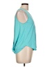 Naked Zebra Teal Sleeveless Top Size L - photo 4