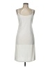 JBS 100% Polyester Solid Ivory Casual Dress Size 10 - photo 1