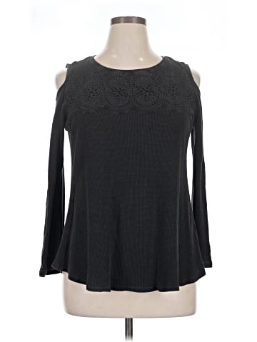Soft Surroundings 3/4 Sleeve Top (view 1)