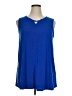 Catherines Blue Sleeveless Top Size 0X - photo 1