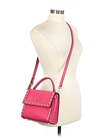 MICHAEL Michael Kors Leather Satchel (view 2)