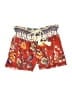 Altar'd State 100% Rayon Print Red Shorts Size S - photo 1