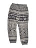 Justice 100% Polyester Print Gray Casual Pants Size 14 - 16 Plus - photo 1