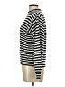 Sag Harbor 100% Acrylic Stripes Silver Black Turtleneck Sweater Size L - photo 5