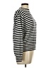 Sag Harbor 100% Acrylic Stripes Silver Black Turtleneck Sweater Size L - photo 4