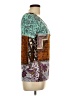 ETRO 100% Polyester Teal Purple 3/4 Sleeve Top Size EU (IT) 48 / US 12 - photo 4