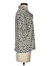 Lulus Animal Print Ivory Short Sleeve Blouse Size S - photo 4