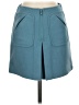 Gap Solid Blue Teal Casual Skirt Size 0 - photo 1