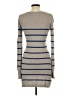 Ruby Moon Stripes Gray Casual Dress Size L - photo 2