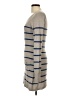 Ruby Moon Stripes Gray Casual Dress Size L - photo 5