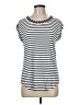 Cupio Silver Short Sleeve Top Size M - photo 1