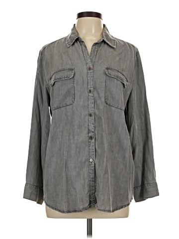 Holding Horses Long Sleeve Button-Down Shirt (view 1)