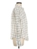 Elizabeth and James Plaid Ivory Long Sleeve Button-Down Shirt Size M - photo 4