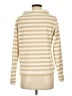 Dudley Stephens 100% Polyester Stripes Gold Turtleneck Sweater Size M - photo 2