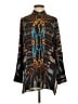 Zara Basic 100% Polyester Black Long Sleeve Blouse Size S - photo 1
