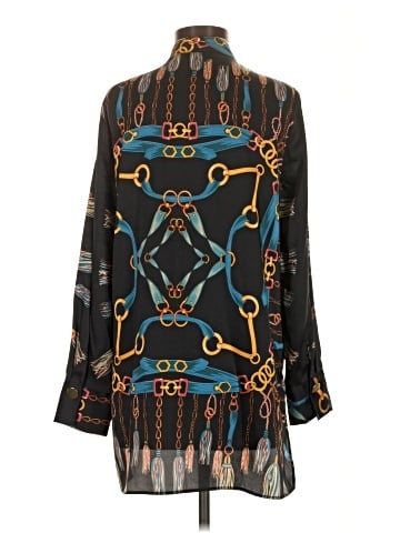 Zara Basic Long Sleeve Blouse (view 2)