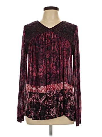 Vintage America Blues Long Sleeve Blouse (view 1)