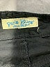 Paris Blues Solid Black Cargo Shorts Size 3 - photo 3