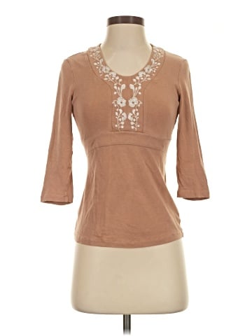 Petite Sophisticate 3/4 Sleeve Top (view 1)