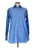 Lands' End Blue Long Sleeve Button-Down Shirt Size 10 - photo 1