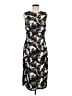 Prabal Gurung 100% Polyester Graphic Black Cocktail Dress Size 8 - photo 1