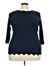 Evolution by Cyrus Blue Long Sleeve Top Size 3X - photo 1
