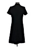 Elle Solid Black Casual Dress Size S - photo 2