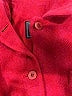 Burberry 100% Wool Red vintage wool coat Size 14 - photo 7