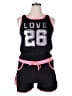 Bobbie Brooks Graphic Black Romper Size XL - photo 1