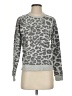 Lucky Brand Animal Print Gray Pullover Sweater Size S - photo 1