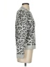 Lucky Brand Animal Print Gray Pullover Sweater Size S - photo 4
