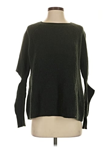 Aqua Cashmere Pullover Sweater (view 1)