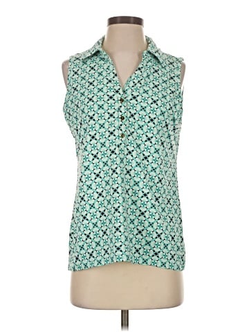 Charter Club Sleeveless Button-Down Shirt (view 1)