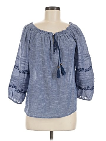 Mlle Gabrielle 3/4 Sleeve Blouse (view 1)