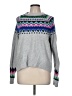 Caslon Chevron-herringbone Gray Pullover Sweater Size M - photo 1