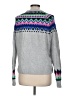 Caslon Chevron-herringbone Gray Pullover Sweater Size M - photo 2