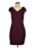 Decree Burgundy Cocktail Dress Size L - photo 1