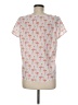 dalia 100% Polyester Floral Ivory Short Sleeve T-Shirt Size M - photo 2