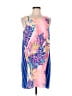 Lilly Pulitzer 100% Polyester Tropical Blue Cocktail Dress Size M - photo 1
