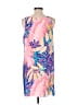 Lilly Pulitzer 100% Polyester Tropical Blue Cocktail Dress Size M - photo 2