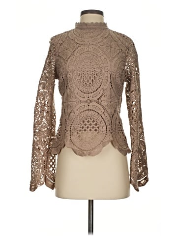 Ultra Pink Long Sleeve Blouse (view 1)