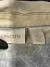 Chico's Ivory Denim Jacket Size Med (1) - photo 6