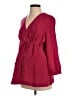 Motherhood 100% Polyester Burgundy Kimono Size Sm Maternity - photo 1
