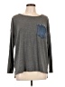 Karen Kane Gray Long Sleeve Top Size L - photo 1