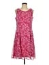 Perceptions Pink Casual Dress Size L - photo 1